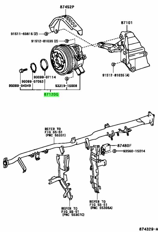 Viscous heater toyota